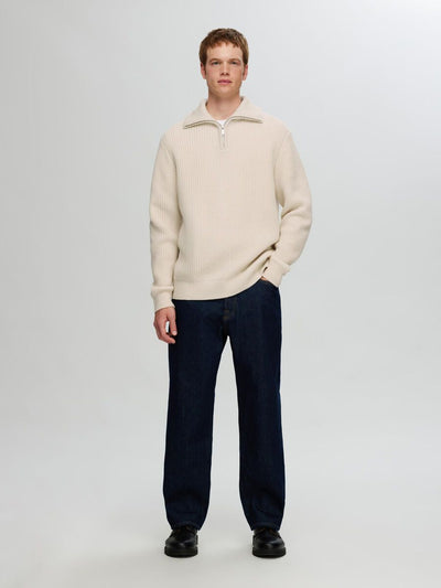 Land Ls Knit Half Zip