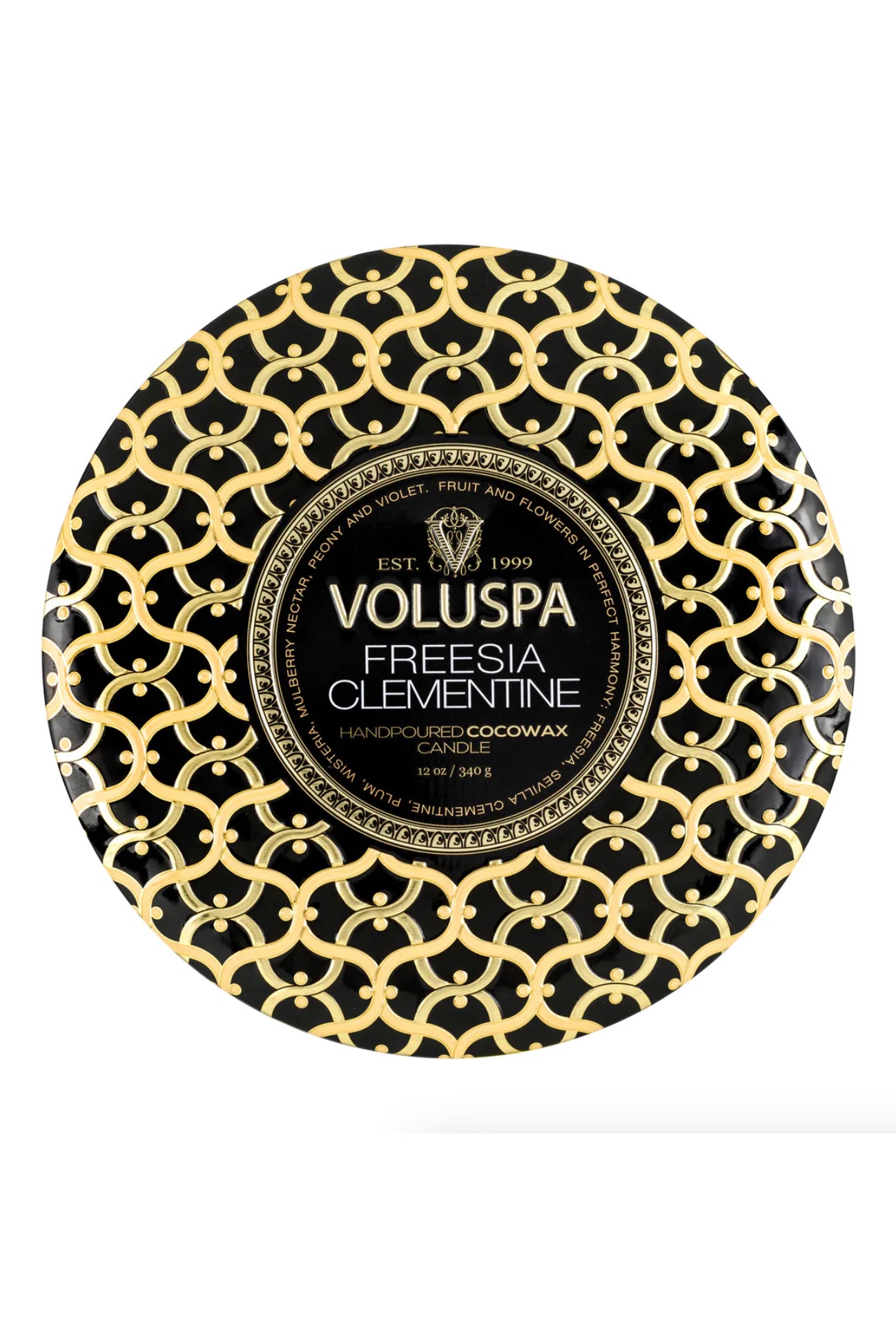 3 Wick Tin Candle 340g - Freesia Clementine