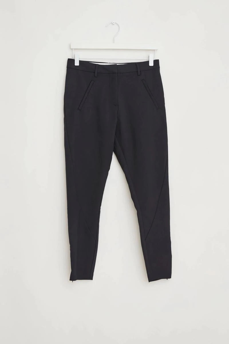 Angelie 238 Zip, Navy Jeggin