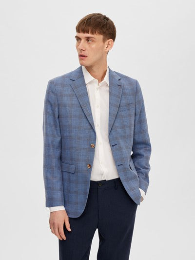 Slim-Crewe Blue Check Blz - Blue Heaven