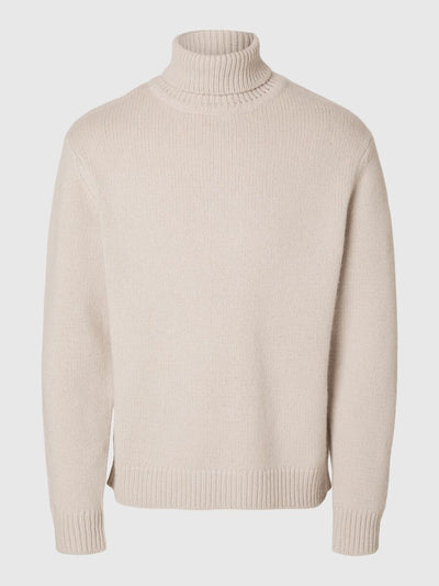 Cody Ls Knit Relaxed Roll Neck