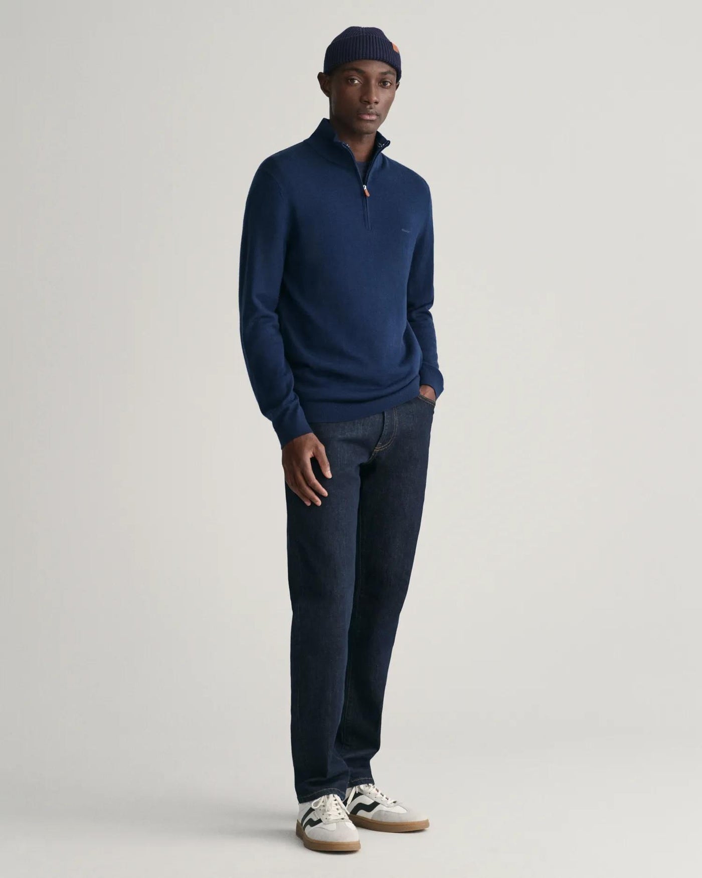 Extrafine Merino Wool Half Zip