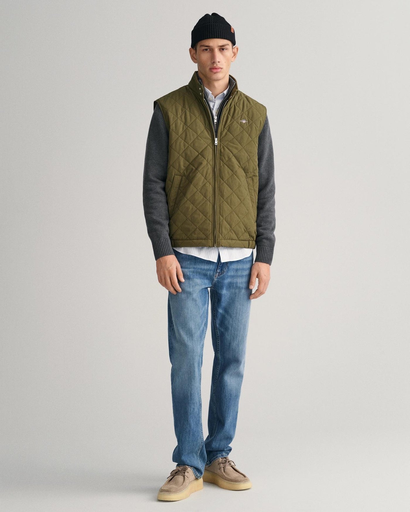 Quilted Windcheater Vest