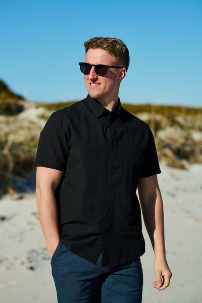 Reg-Sun Shirt SS - Black