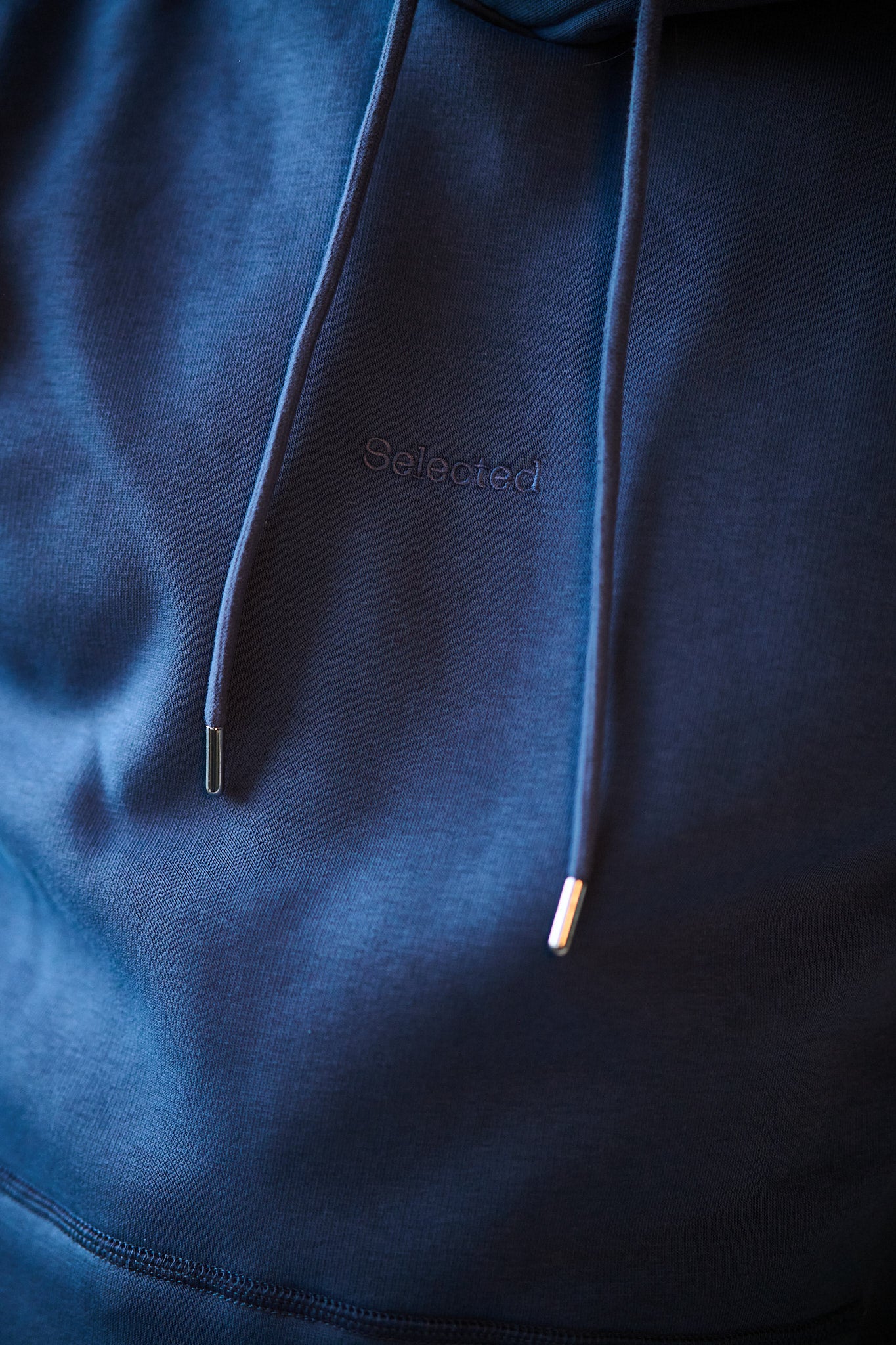 Hankie Logo Hood Sweat Noos - Vintage Indigo