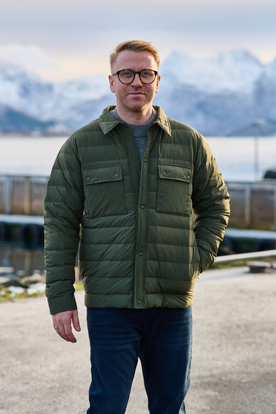 Sapparo Down Shirt - Olive