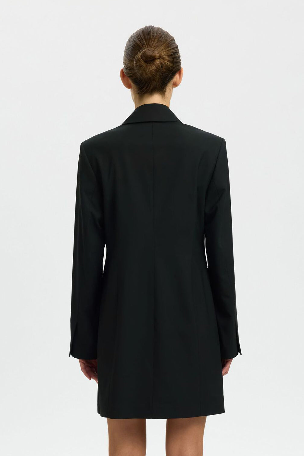 Lisa Blazer Dress - Black