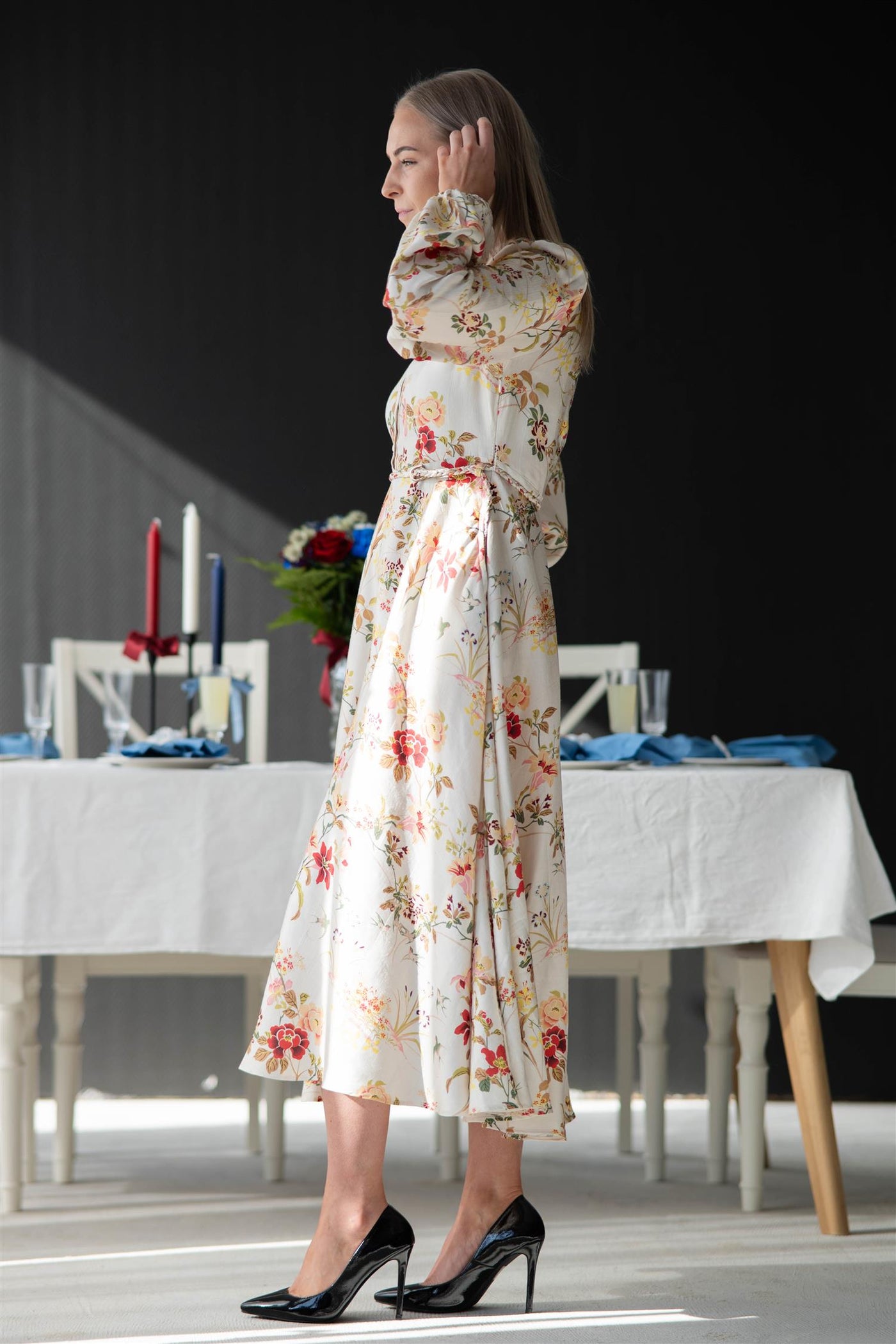 Viscose Shirt Dress Botanical