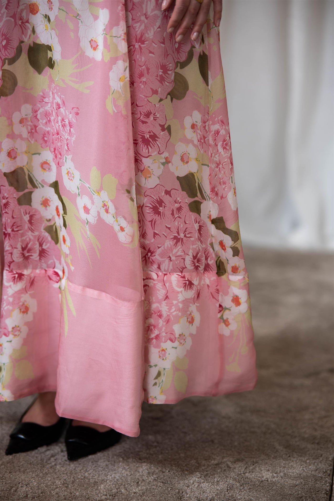 Organza Belt Dress