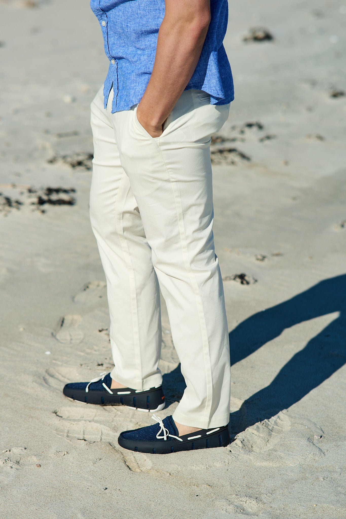 Slim Sport Chinos - Cream