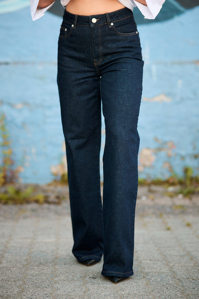 Summer HW Wide Jeans Unwashed denim