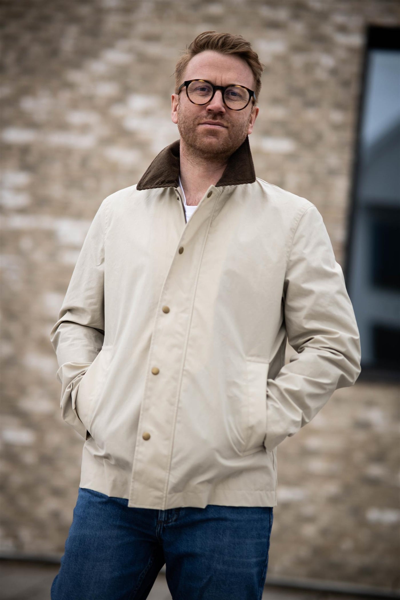 Walter Waxed Jacket - Feather Grey