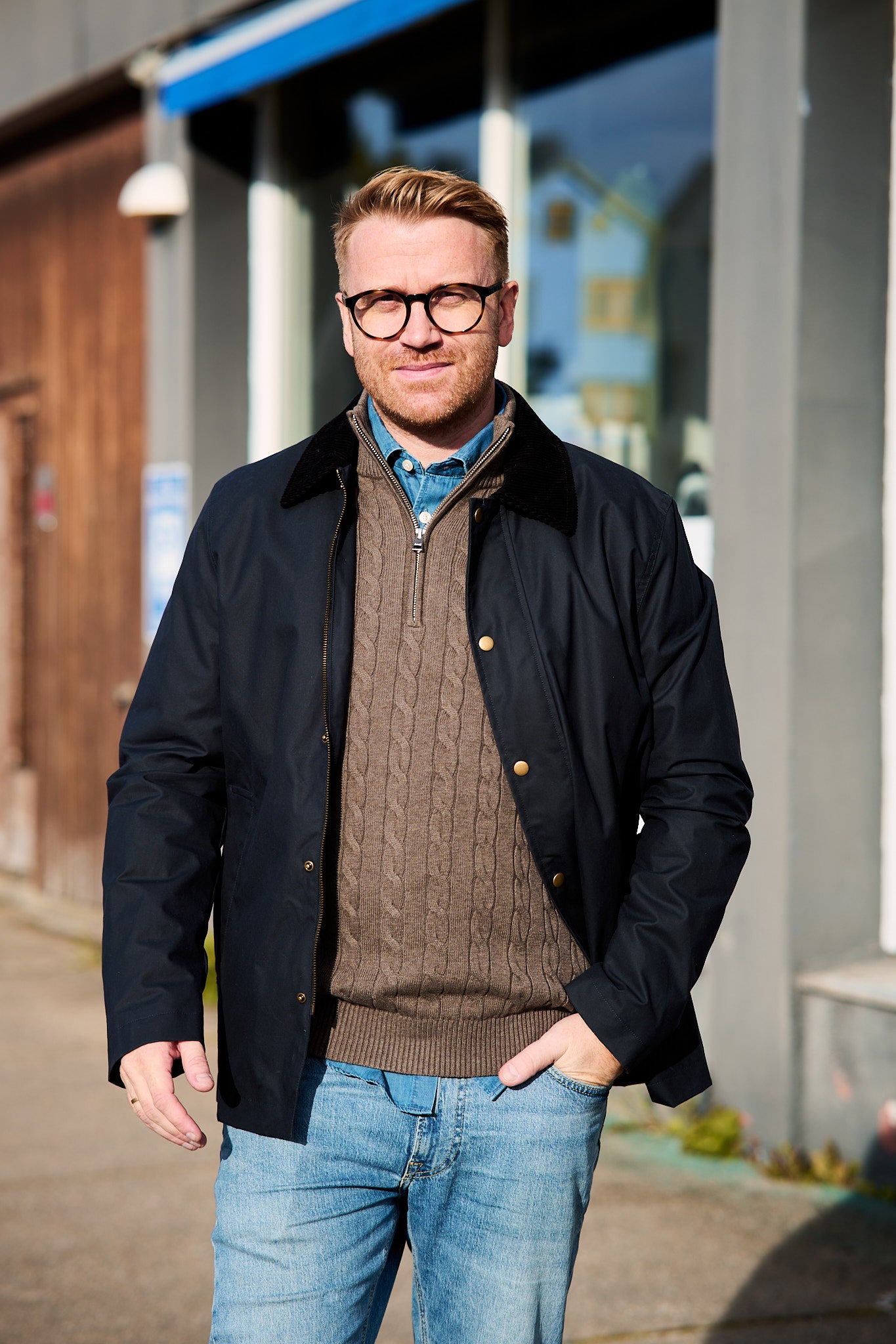 Walter Waxed Cotton 2.0 JKT  - Sky Captain