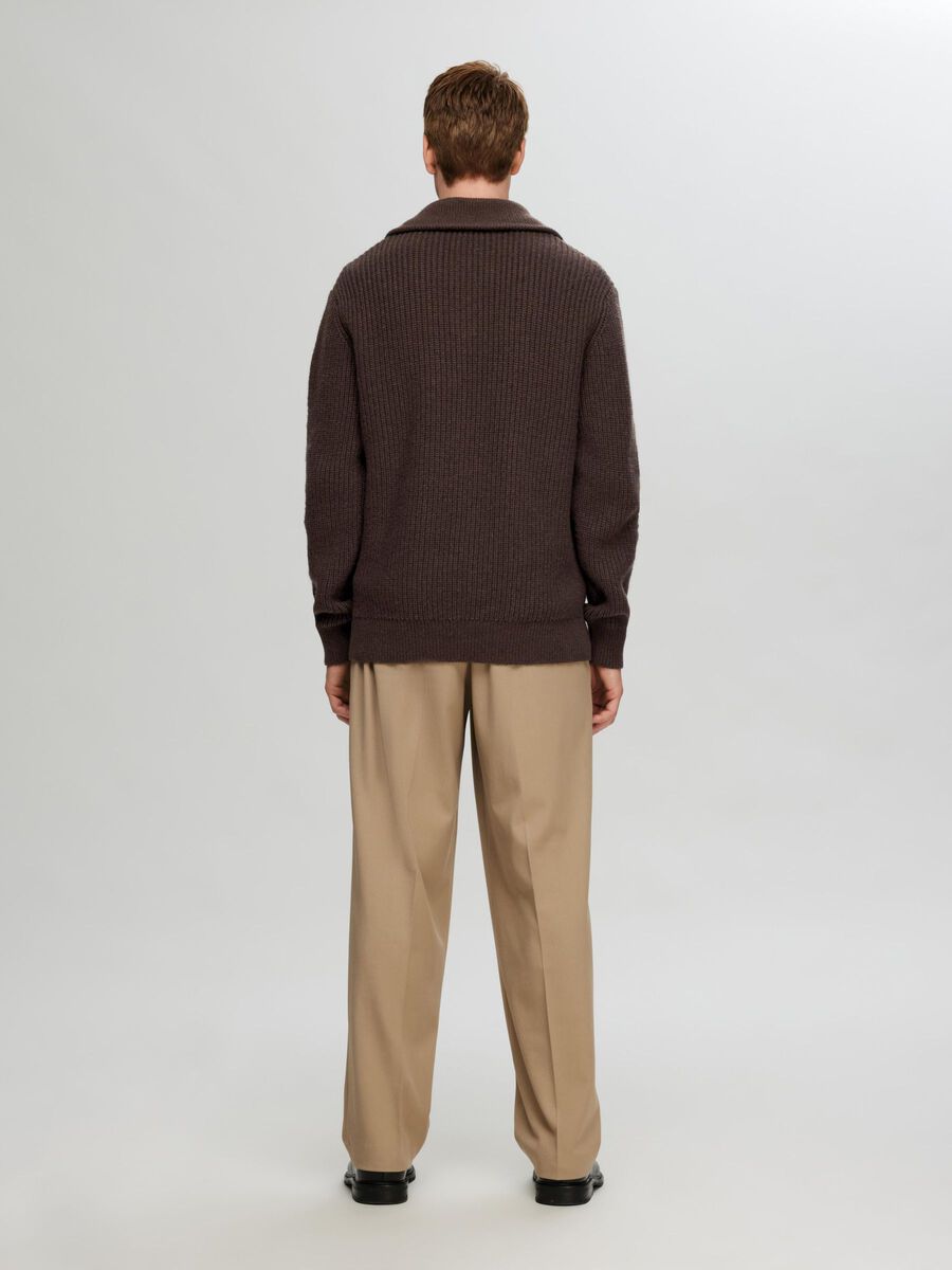 Land Ls Knit Half Zip