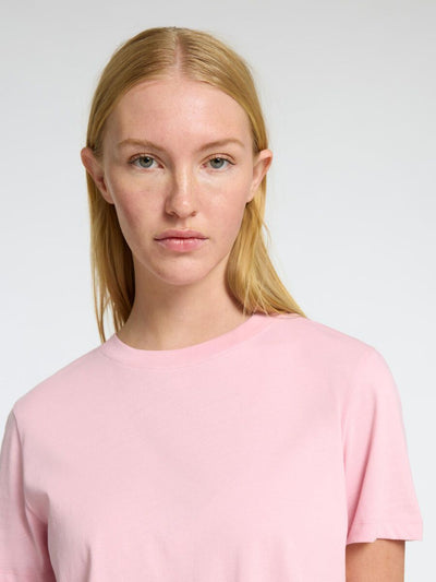 Myessential SS O-Neck Tee - Bleached Mauve