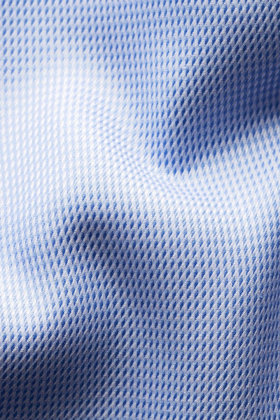 Semi-Solid Twill Shirt Contemporary - Blå