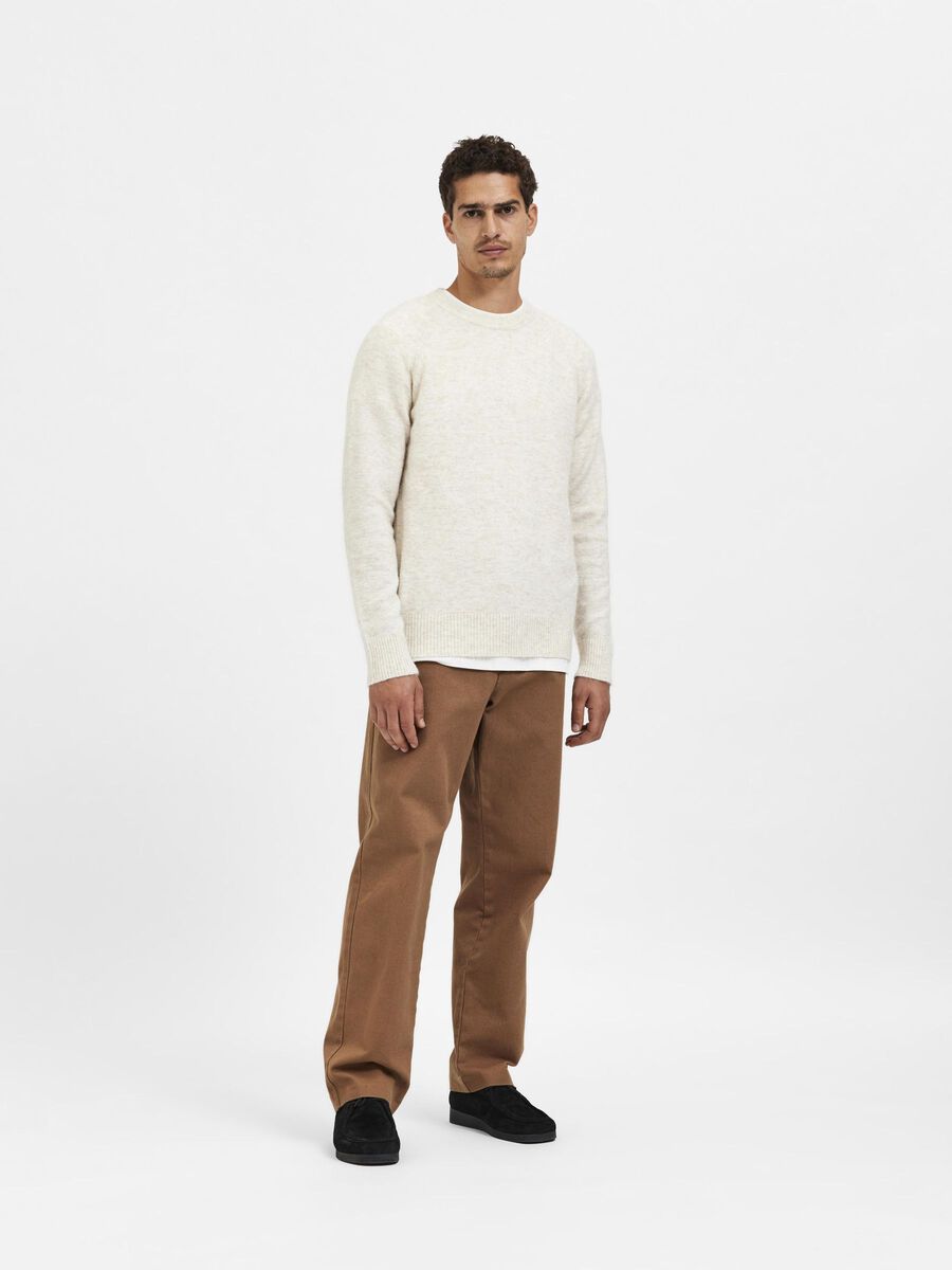 Rai Ls Knit Crew Neck