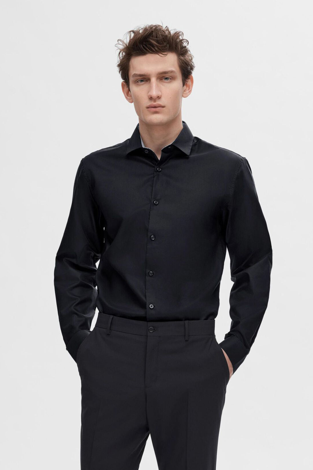 Slim-Performance Shirt LS Noos