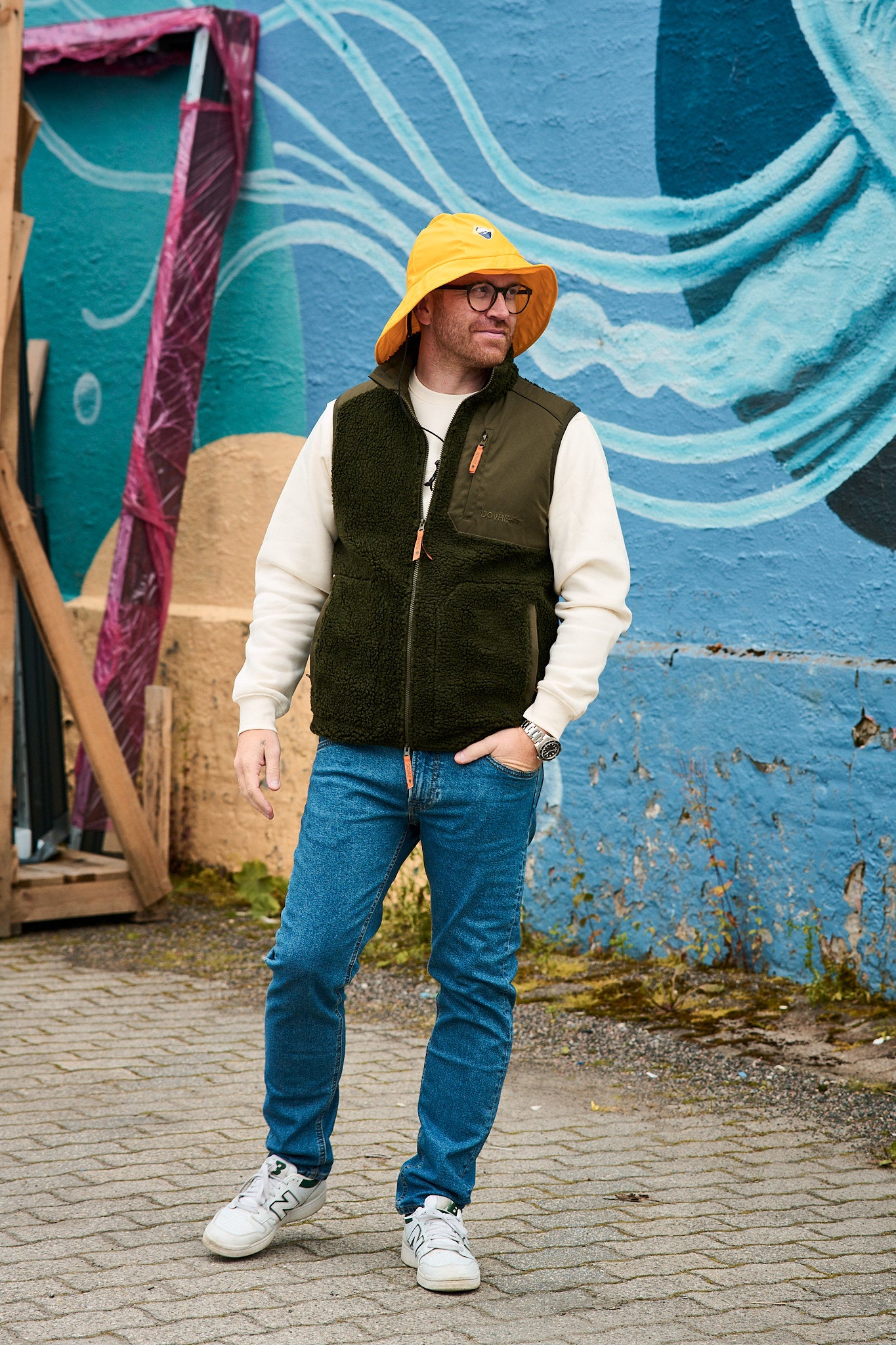 Mens Teddy Fleece Vest