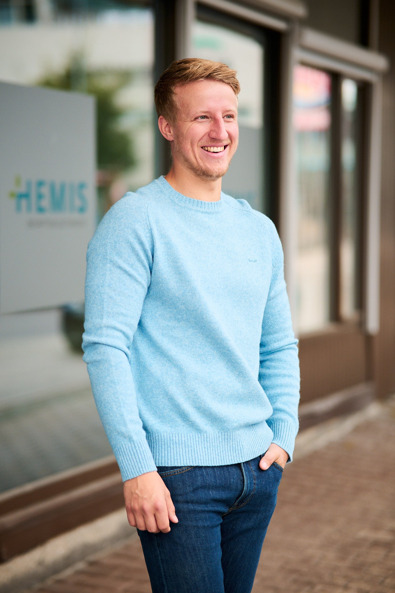 Wool Blend C-Neck