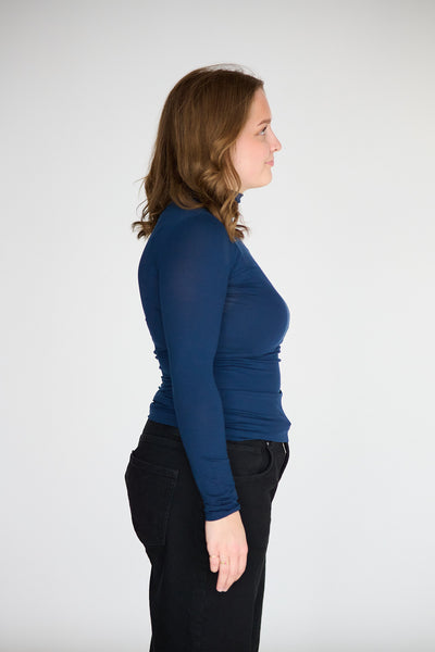Perfect Line Turtle LS - Navy