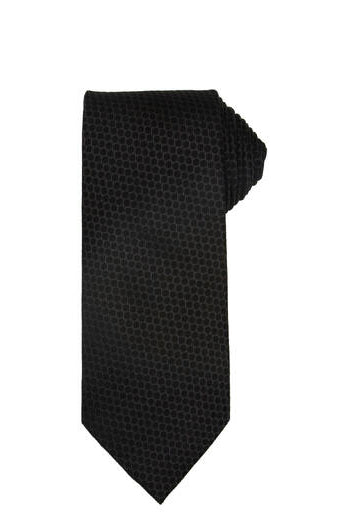 Silkeslips + Lommetørkle - 8cm - Sort