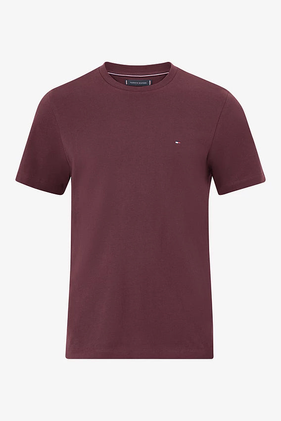Ess Seasonal Reg Fit Solid Tee - Deep Burgundy