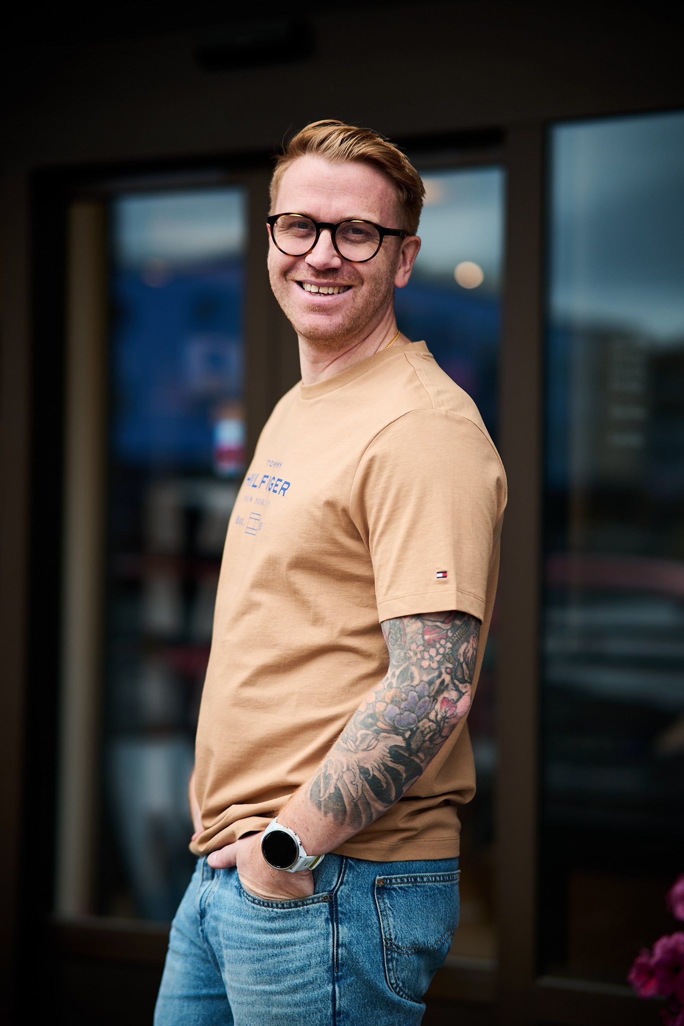 Stack Graphic Tee - Timeless Camel