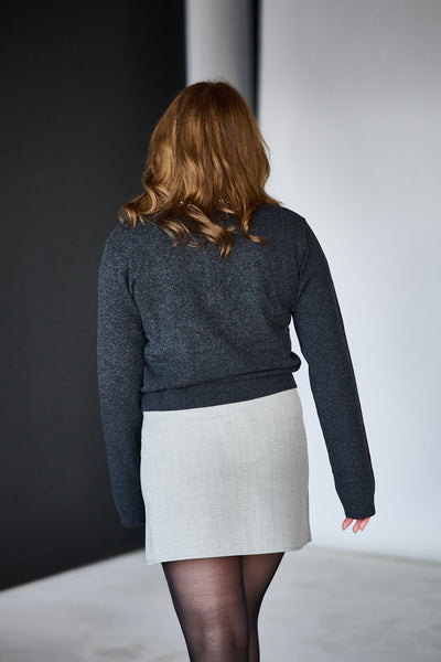 Manzi Deco Polo Pullover - Deep Graphite