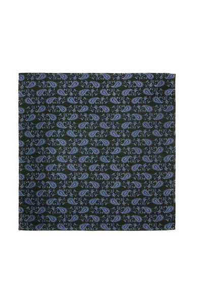 Silkeslips + Lommetørkle - 8cm - Grønn