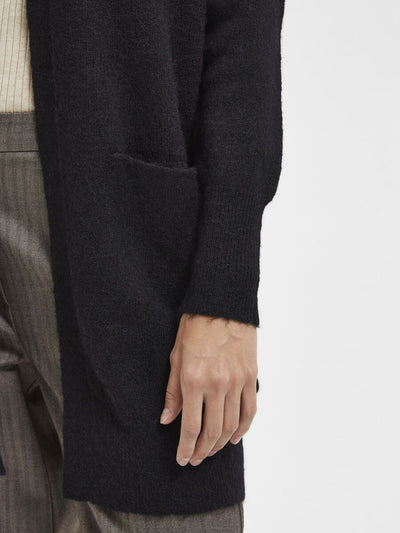 Lulu New LS Knit Long Cardigan