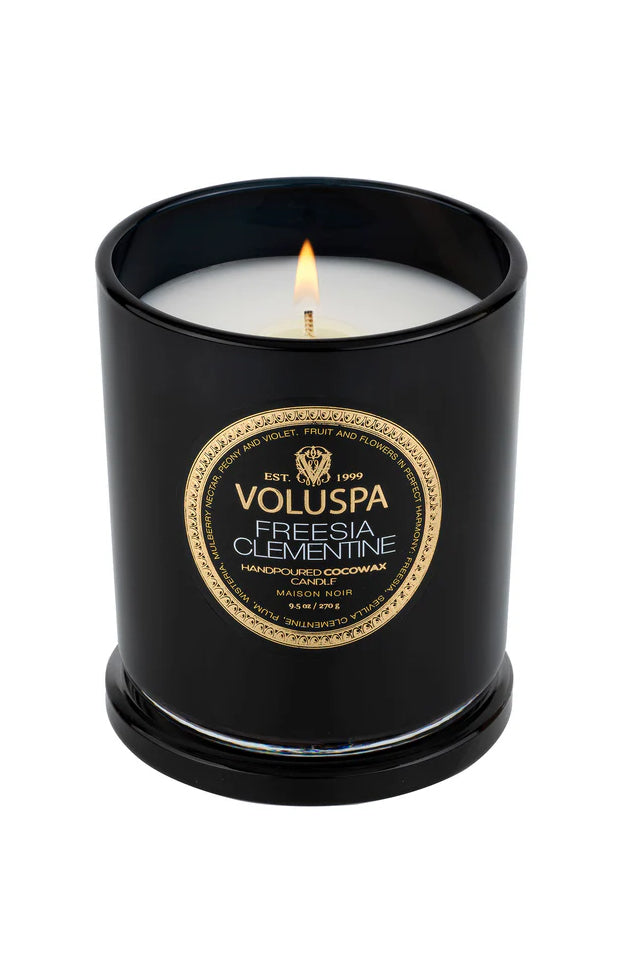 Classic Boxed Candle  60 Timer - Freesia Clementine