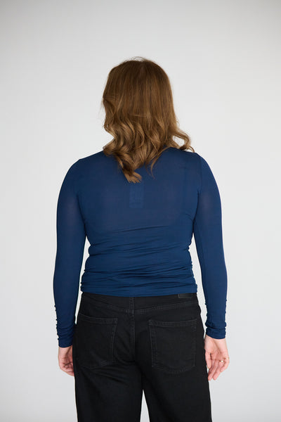 Perfect Line Turtle LS - Navy