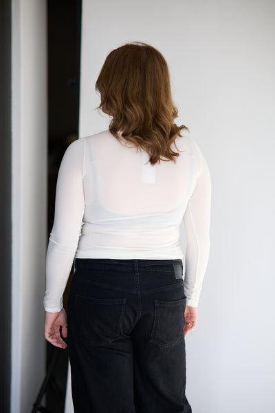 Perfect Line T-Shirt l/sl - Ivory