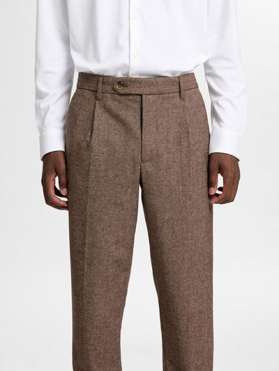 196-Straight Alberto Wool Pant