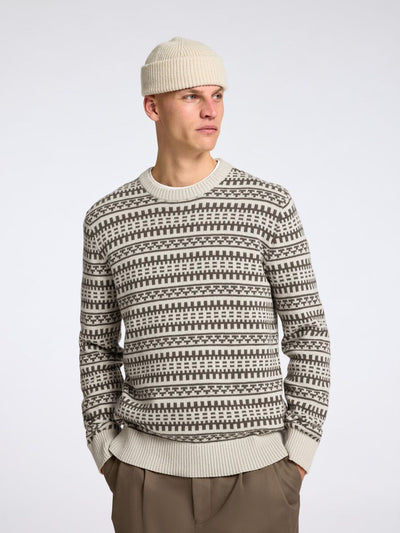 Farfly LS Knit Crew Neck