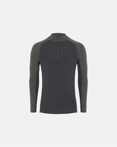 Active Wool Longsleve Shirt W/Zipper
