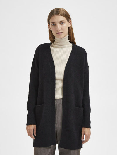 Lulu New LS Knit Long Cardigan