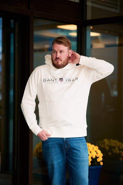 Graphic Hoodie - Eggshell