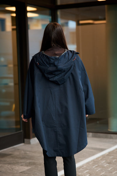 The Womens Poncho - Deep Navy