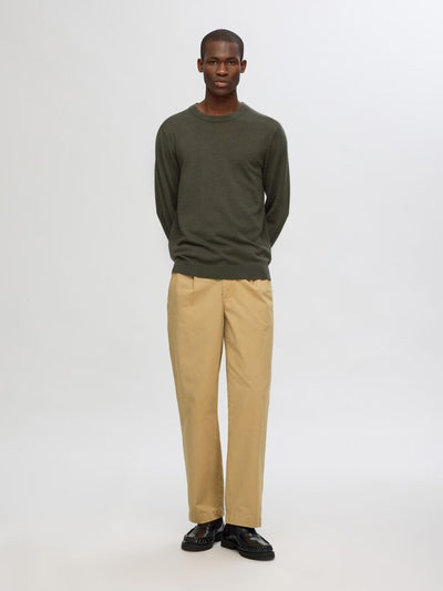 Tray LS Knit Merino Crew Neck