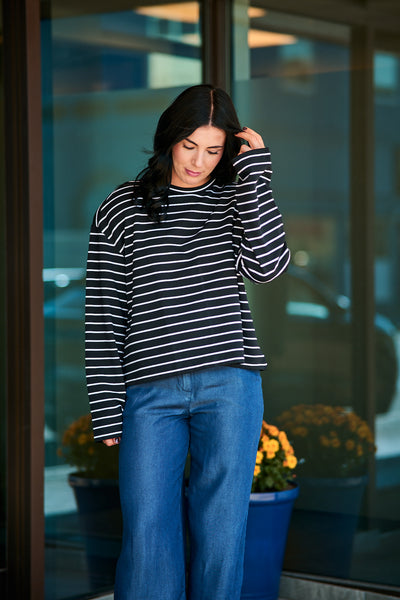 GZSiba Stripe Top