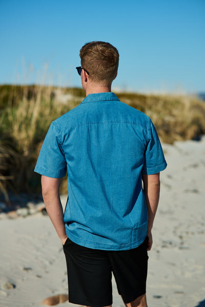 Rlxrick Denim SS Shirt Medium Blue Denim