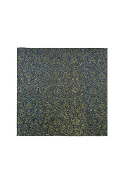 Silkeslips + Lommetørkle - Mønstret Grønn