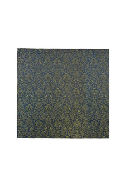 Silkeslips + Lommetørkle - Mønstret Grønn