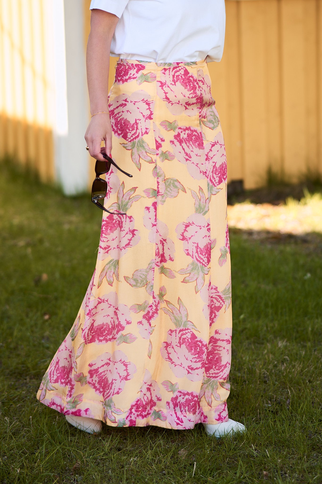 Cupro Skirt Pink Rose