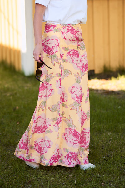 Cupro Skirt Pink Rose
