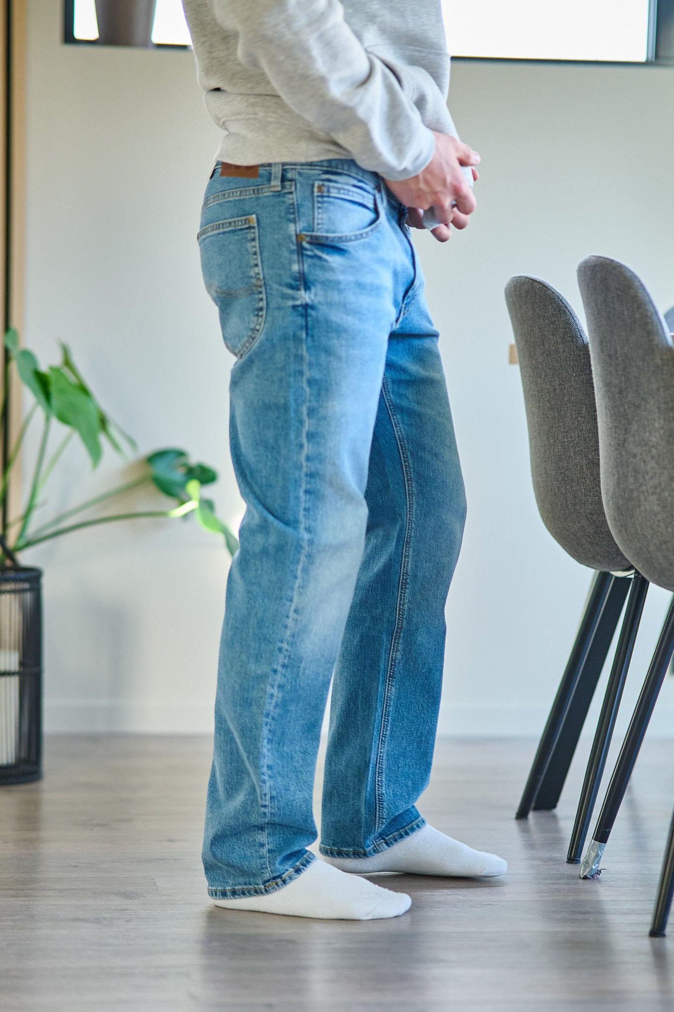 Daren Zip Fly - Reuglar Straight - Horizon blue