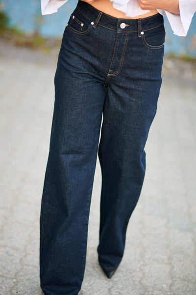Summer HW Wide Jeans Unwashed denim