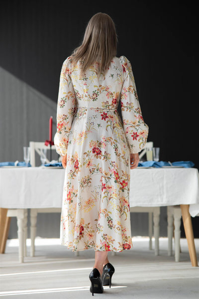 Viscose Shirt Dress Botanical